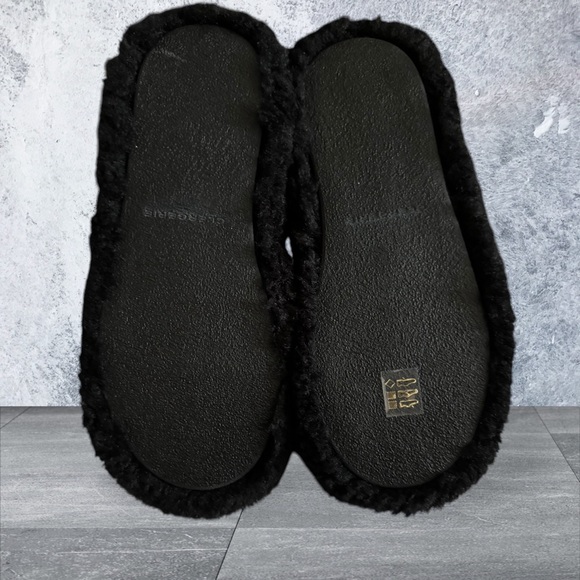 Robert Clergerie Black Faux Shearling Ankle Booties - Picture 5 of 5